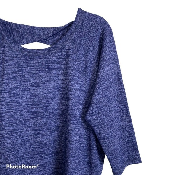 T by Talbots 3/4‎ Dolman Sleeve Cut Out Knit Shirt - Picture 2 of 7